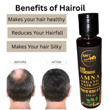 Amna Organic Hair Oil – Pure Herbal Formula for Long, Shiny & Healthy Hair